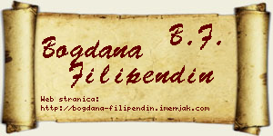 Bogdana Filipendin vizit kartica